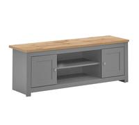 Modern TV Unit Stand Cabinet with 2 Doors and Shelf for Living Room Storage