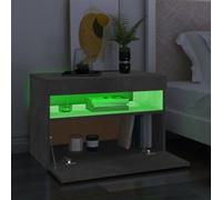 vidaXL - Modern TV Cabinet in Style Concrete Grey with Ambient RGB LED Lights, Versatile Living Room and Bedroom Furniture - 60x35x40cm