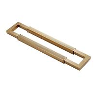 Modern Two Sided Push Pull Door Handle for Sliding Barn Door Shower Doors Home Office Kitchen Bathroom and WC Interior/Exterior Includes Screws