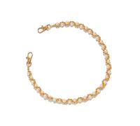 Modern Two Tone Body Chain Accessory Waist Chain Stylish Accessory For High Waist Pants And Evening Wear Lightweight Pearls