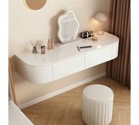 Modern ty Makeup Table with Drawer Stylish Corner Desk W Storage Cabinet Space-Saving Nightstand for Bedroom & Home Office