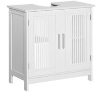 Modern Under Sink Cabinet with 2 Doors, Bathroom Vanity Unit, White