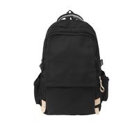 Modern Unisex Nylon Backpack Large Capacity Book Laptop Crossbody Shoulder Bag Zippered Handbag for School and Leisure