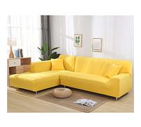 Modern Universal L-Shaped Sofa Cover Set - 2 Piece Elastic Slipcovers for 2 & 3 Seater Couches - Durable, Easy to Clean, Stylish Protection for Your Furniture