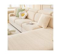 Modern Universal Non-Slip Sofa Cover Extra-Large (XL) Thick Stretchable Couch Slipcover Beige - Fits All Sofas & Stylish Furniture Protector