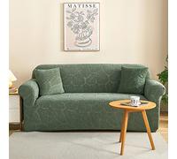 Modern Universal Sage Green 3 Seater Sofa Cover Spandex Stretch Machine Washable Thick Non Slip Sofa Protectors from Pets Stylish Couch Slipcover