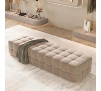 Modern Upholstered Bench with Cush Entryway Sto Seat Bedroom Bedside Bench Sofa Accent Piece Living Room Hallway Fur Versatile Home Decor.