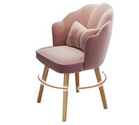 Modern Upholstered Dining Chair, 360° Swivel Accent Chair, Stylish Kitchen & Living Room Furniture, Petal Back Design, Comfortable & Elegant Home Decor