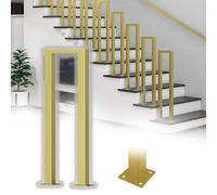 Modern USd Indoor Stair ild Iron Railings for Stairs Floored Industrial Support Rod for Garden Loft Corridor (65cm/2.1ft)