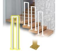 Modern USd Indoor Stair ils 75cm Iron Railings for Steps Floored Support Rods Industrial SLE White Perfect for Garden Loft and Corridor
