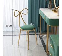 Modern Vanity Chair with Armrests Stylish Makeup Stool Non-Slip Cushioned Seat Elegant Leisure Chair for Dressing Room Artist's Makeup Stool Home Decor