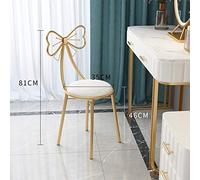 Modern Vanity Chair with Armrests Stylish Makeup Stool Non-Slip Cushioned Seat Ergonomic Design for Dressing Room & Leisure Use Perfect for Artists & Beauty Enthusiasts