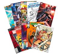 Modern Variant Comic Book Value Collection- 10 Different Comics From Marvel, DC, and Indy Faves - Super Limited Print Runs- No Dupes or Inappropriate Content- Holiday Super Hero or Graphic Novel Gift