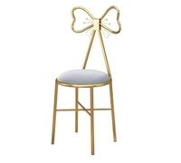 Modern Velvet Butterfly Knot Chair 30x32x80cm Stylish Lounge Seat for Salon Spa Café Pub & Kitchen - Elegant Home Décor in Grey & Rose Color Options.