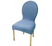 Modern Velvet Chair Cover for Armchairs Protects Against Stains While Adding a Touch of Sophistication (Gray blue)