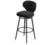 Modern Velvet Swivel Bar Stools Set of 2 - Stylish Kitchen Island Chairs, Comfortable Dining Room Seating, Elegant Home Bar Furniture