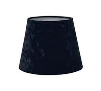 Modern Velvet Tapered Dual Purpose Light Shade | 9" 11" Diameter | Pendant or Table Lampshade for Living Room, Bedroom, Home (Black Dual Purpose Velvet Lampshade, 11" Dual Purpose Velvet Lampshade)