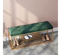 Modern Velvet Upholstered Shoe Bench for EntrywayStylish Storage Seating for Hallway & Home Decor SpaceSing Design Perfect for Organizing Footwear