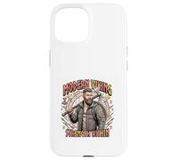 Modern Viking Strength Within Warrior Illustration Case for iPhone 15