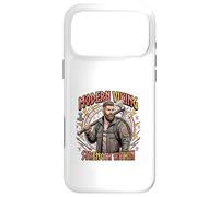 Modern Viking Strength Within Warrior Illustration Case for iPhone 17 Pro Max