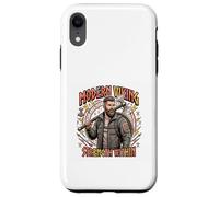 Modern Viking Strength Within Warrior Illustration Case for iPhone XR