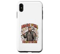 Modern Viking Strength Within Warrior Illustration Case for iPhone XS Max