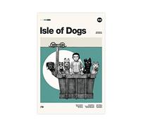 Modern Vintage Movie Poster ISLE OF DOGS(1) Canvas Poster Bedroom Decor Sports Landscape Office Room Decor Gift Unframe-style 12x18inch(30x45cm)