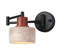 Modern Wabi Sabi Wall Lamp Nordic Hallway Wall Lamp with Swing Arm Bedside Reading Lighting Fixtures Stsconce Lighting for Porch Workshop Kitchen Living Room