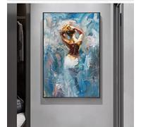 Modern Wall Art Pictures Dancing Ballerina Canvas Painting Famous Artist Painted Abstract Ballet Girl Wall Painting 40x60cm(16x24in) Frameless