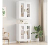Modern Wall Cabinet Display Home Storage Kitchen Cupboard Engineered Wood vidaXL