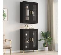 Modern Wall Cabinet Display Home Storage Kitchen Cupboard Engineered Wood vidaXL
