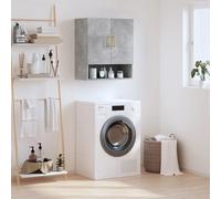 vidaXL Wall Cabinet Concrete Grey 60x31x70 cm Engineered Wood UK NEW