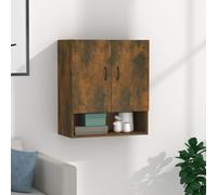 vidaXL Wall Cabinet Smoked Oak 60x31x70 cm Engineered Wood UK NEW