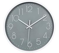 Modern Wall Clock, 12 Inch Silent Non-Ticking Nordic Style Wall Clocks for Living Room, Office, Bathroom, Kitchen