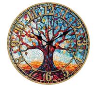Modern Wall Clock Abstract Pattern, Battery Operated Non-Tick for Bedroom Living Room Kitchen Office, 12 Inch Decorative for Kitchen, Living Room,Office, Bedro(Tree of Life)