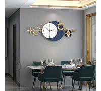 Modern Wall Clock Large Decorative in The Living Room, Metal Silent and Non Ticking, Suitable for bedrooms Offices Kitchens