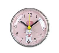 Modern Wall Clock - Non Ticking quartzz Clock, Cute Waterproof Bathroom Kitchen Watch, Anti-Fog Mini Wall Mounted Clocks For Home Living Room Office Classroom Poolside Desk