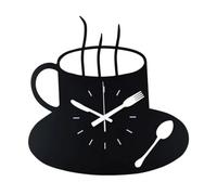 Modern Wall Clock Nordic Coffee Cup Personality Creative Art Fashion Clock Home Living Room Clocks for Living Room(Medium)