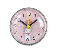 Modern Wall Clock - Pastel Colorful Round, Battery Operated Analog Display, Resistant ABS Frame, Versatile Stand Bracket System | Decorative Hanging Aesthetic For Home Living Room Bathroom