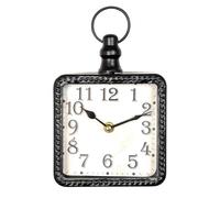 Modern Wall Clock Rectangular Small, Battery Powered Silent, Antique Design, Suitable for, Kitchen, Bedroom Decorative for Kitchen, Living Room,Office, Bedro(Black Rectangle)