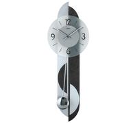 Modern wall clock with quartz movement from AMS AM W7299 NEW