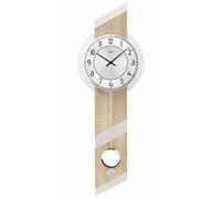 Modern wall clock with quartz movement from AMS AM W7415 NEW