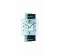 Modern wall clock with quartz movement from AMS AM W9245 NEW
