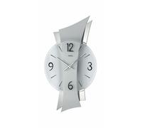 Modern wall clock with quartz movement from AMS AM W9398 NEW