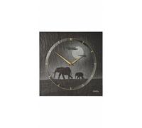 Modern wall clock with quartz movement from AMS AM W9524 NEW