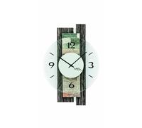 Modern wall clock with quartz movement from AMS AM W9544 NEW