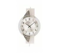Modern wall clock with quartz movement from AMS AM W9552 NEW