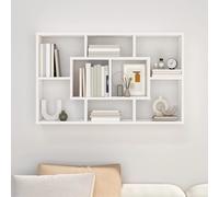 Modern Wall Hanging Shelf Home Storage Floating Shelf Organiser Unit vidaXL