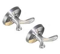 Modern Wall Hooks Brass Coat Hangers for Bathroom Durable Screw Hooks for Towels Coats Bags & Hats - Stylish Door & Wall Hook Pair Ideal for Home & Office Use