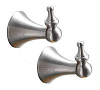 Modern Wall Hooks for Coats and Towels Brass Bathroom Hangers Durable Screw Hooks for Hats and Bags Stylish Door Hooks Space-Saving Design for Home Organization